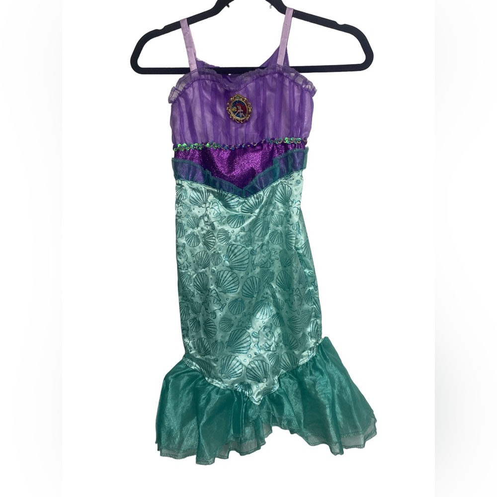 Princess Ariel Costume Dress with Tiara